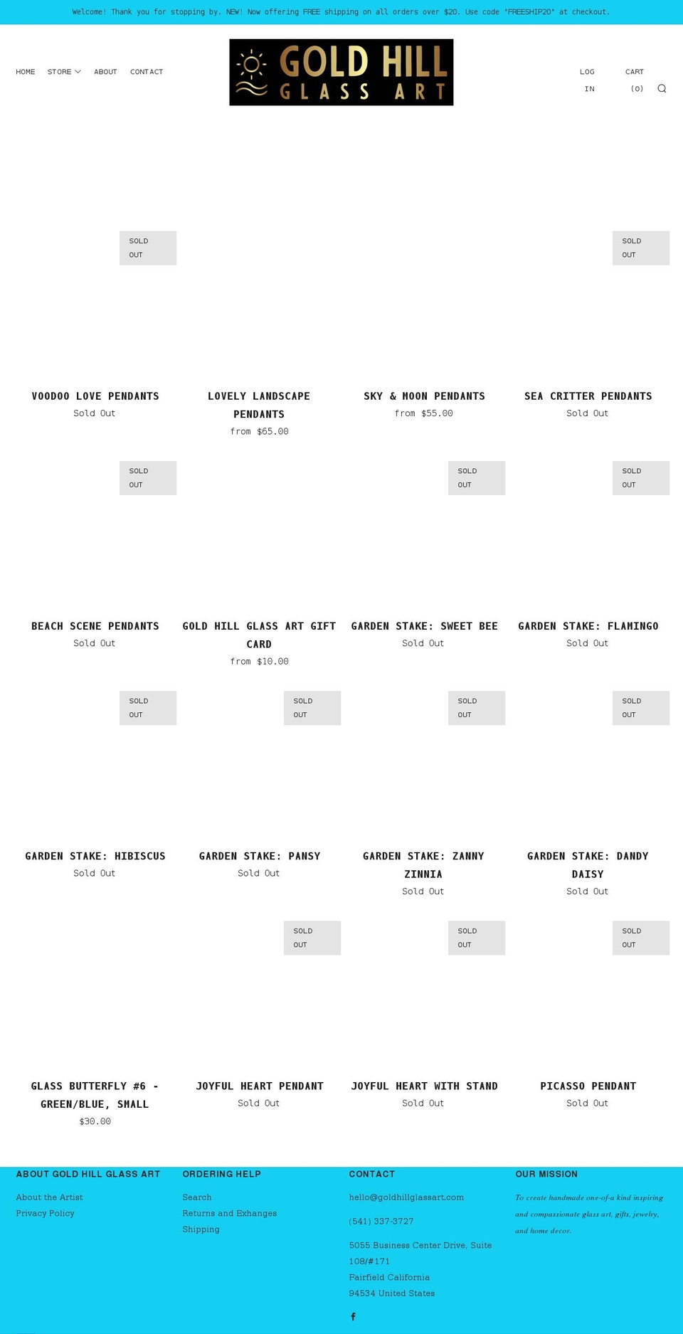 marydanko.com shopify website screenshot