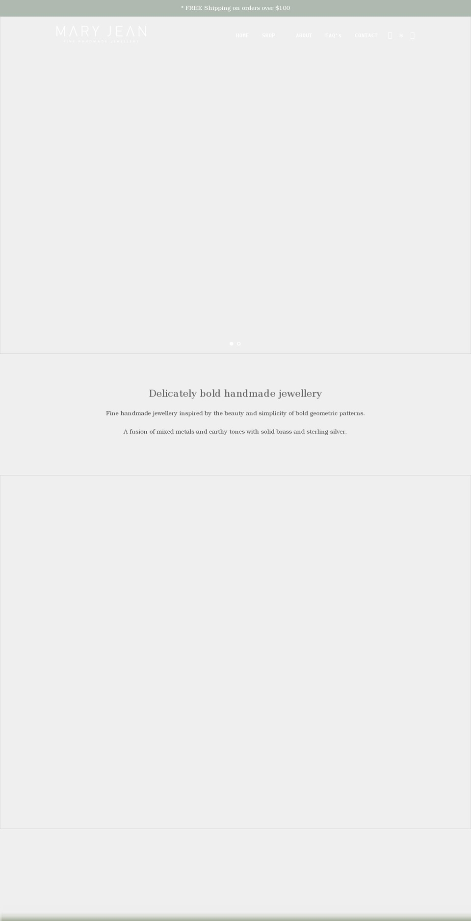 maryjean.com.au shopify website screenshot
