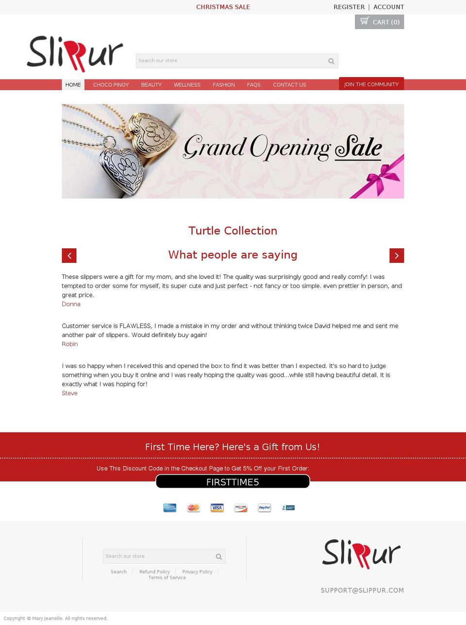 optimofinal Shopify theme site example maryjeanelle.com