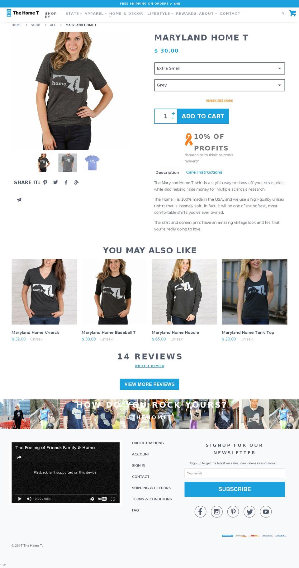 GripsOn - V2.12 Shopify theme site example marylandhometshirt.com