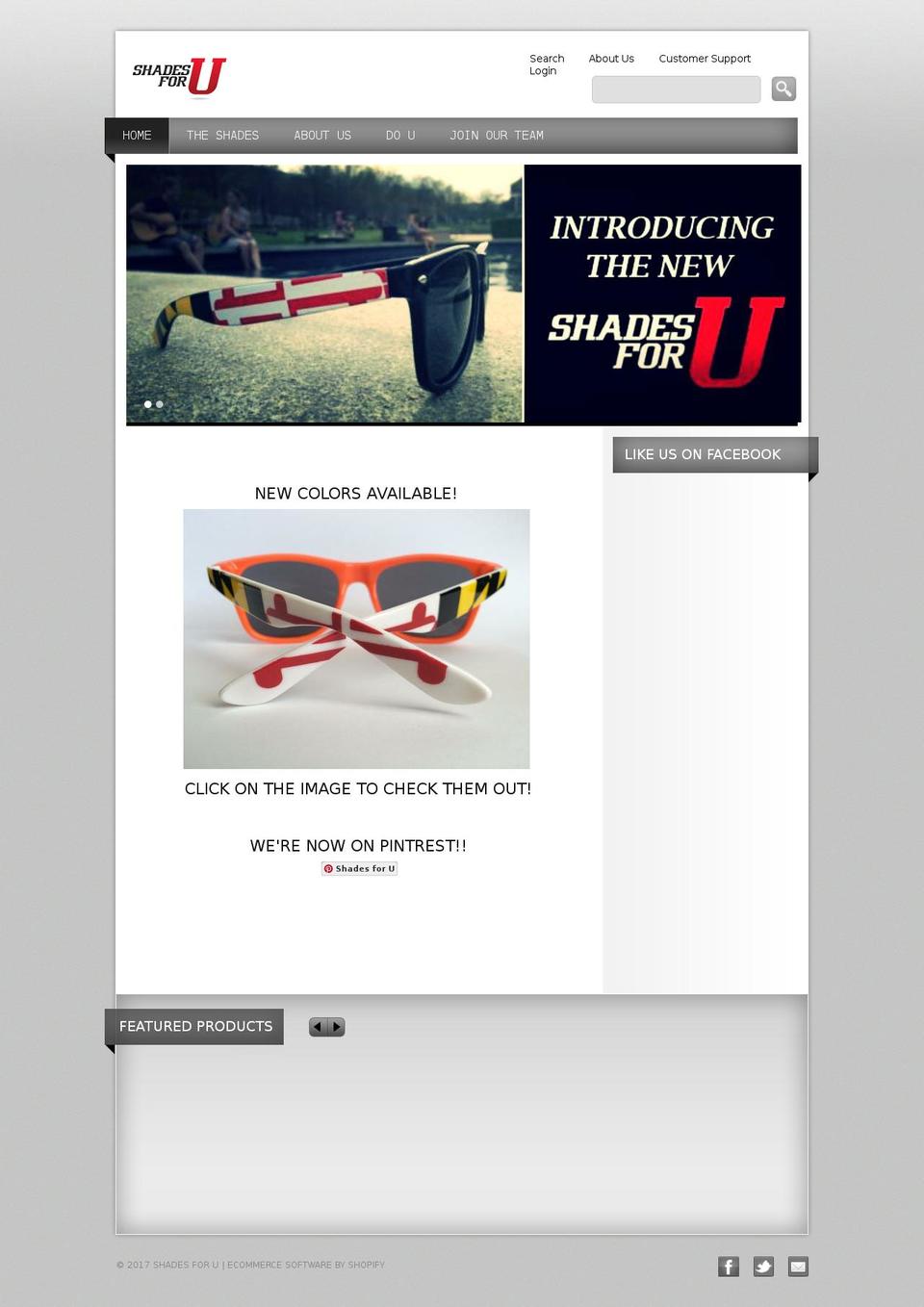 marylandshades.com shopify website screenshot