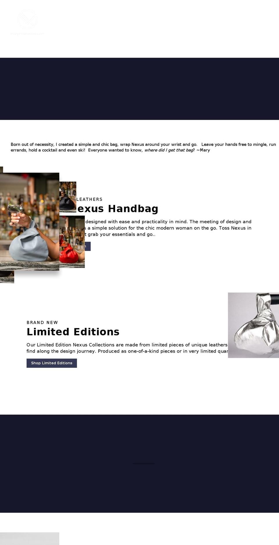 marysmallwood.com — Shopify storefront screenshot