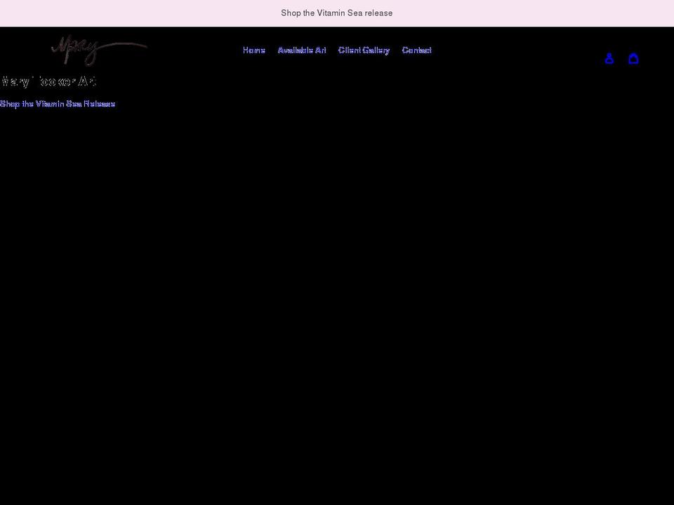 marytooker.com shopify website screenshot