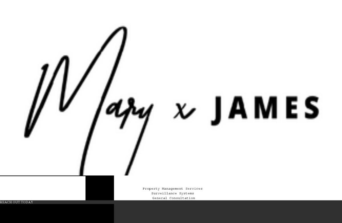 maryxjames.com — Shopify storefront screenshot