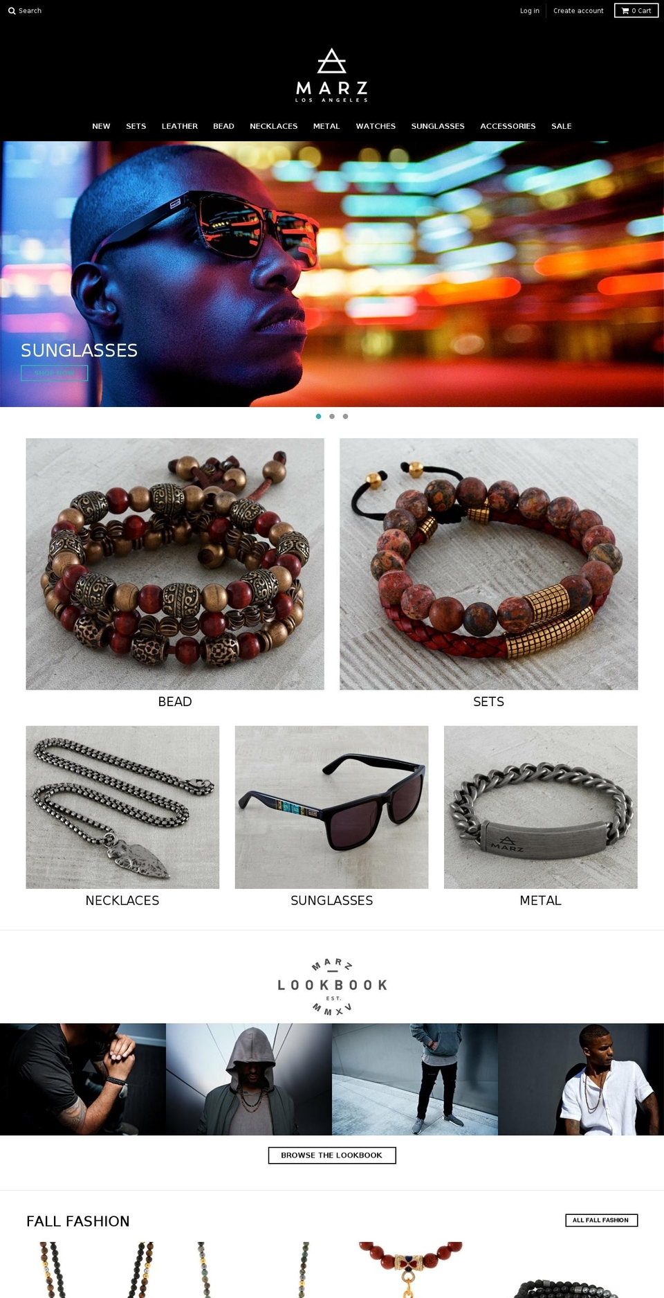marzlife.com — Shopify storefront screenshot