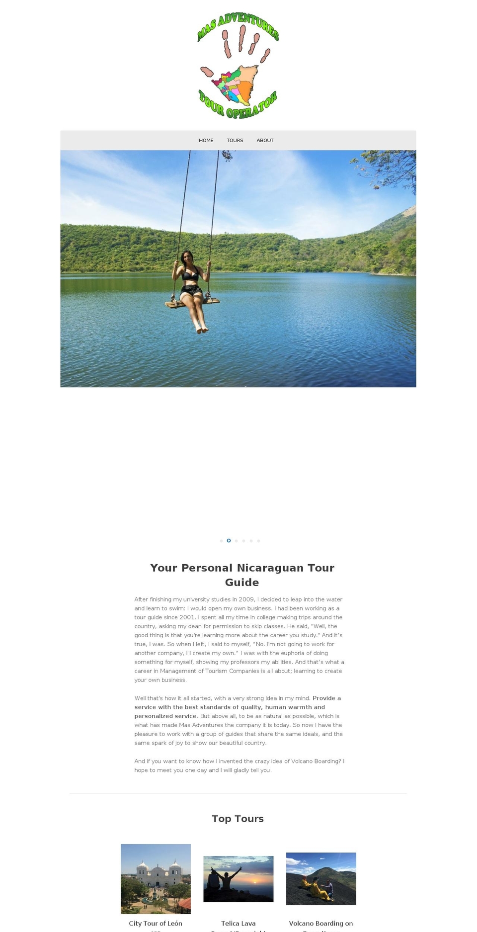 masadventures.com — Shopify storefront screenshot