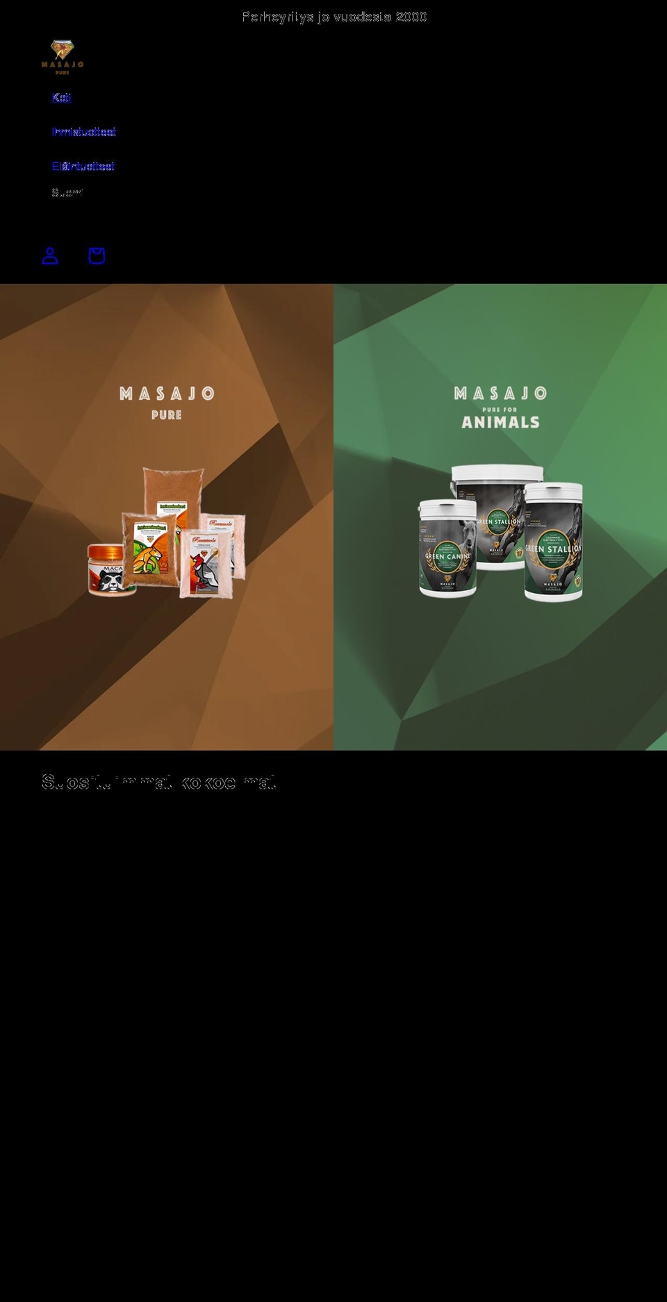 masajo.shop shopify website screenshot