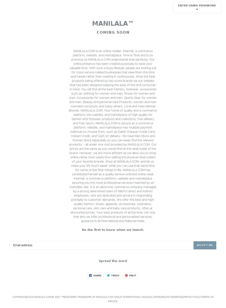 masazagroup.com — Shopify storefront screenshot