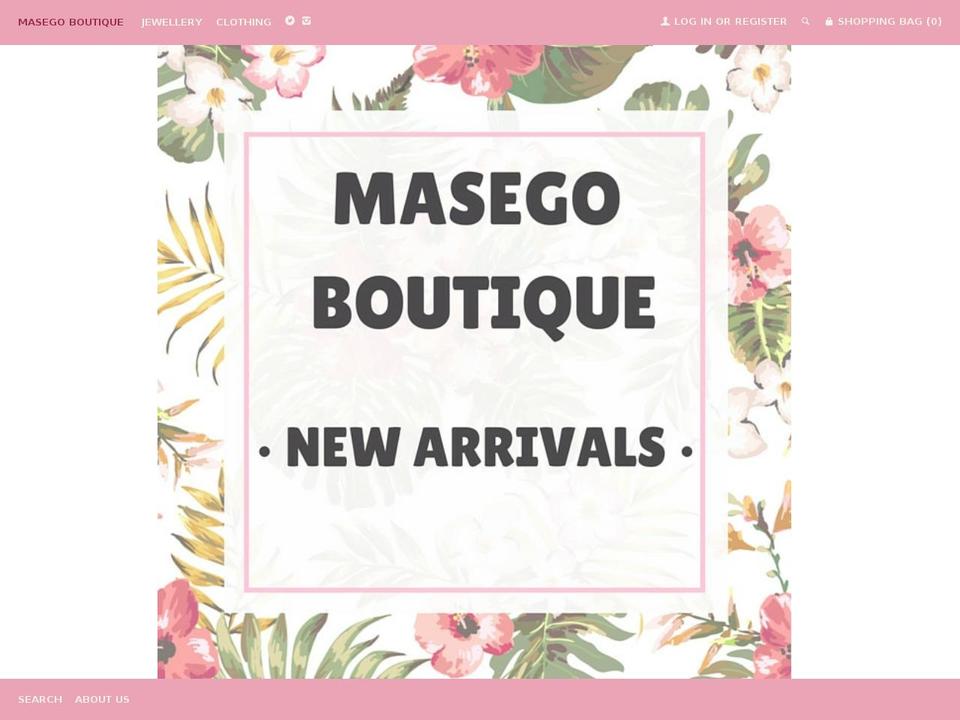 Copy of Lookbook Shopify theme site example masegoboutique.com