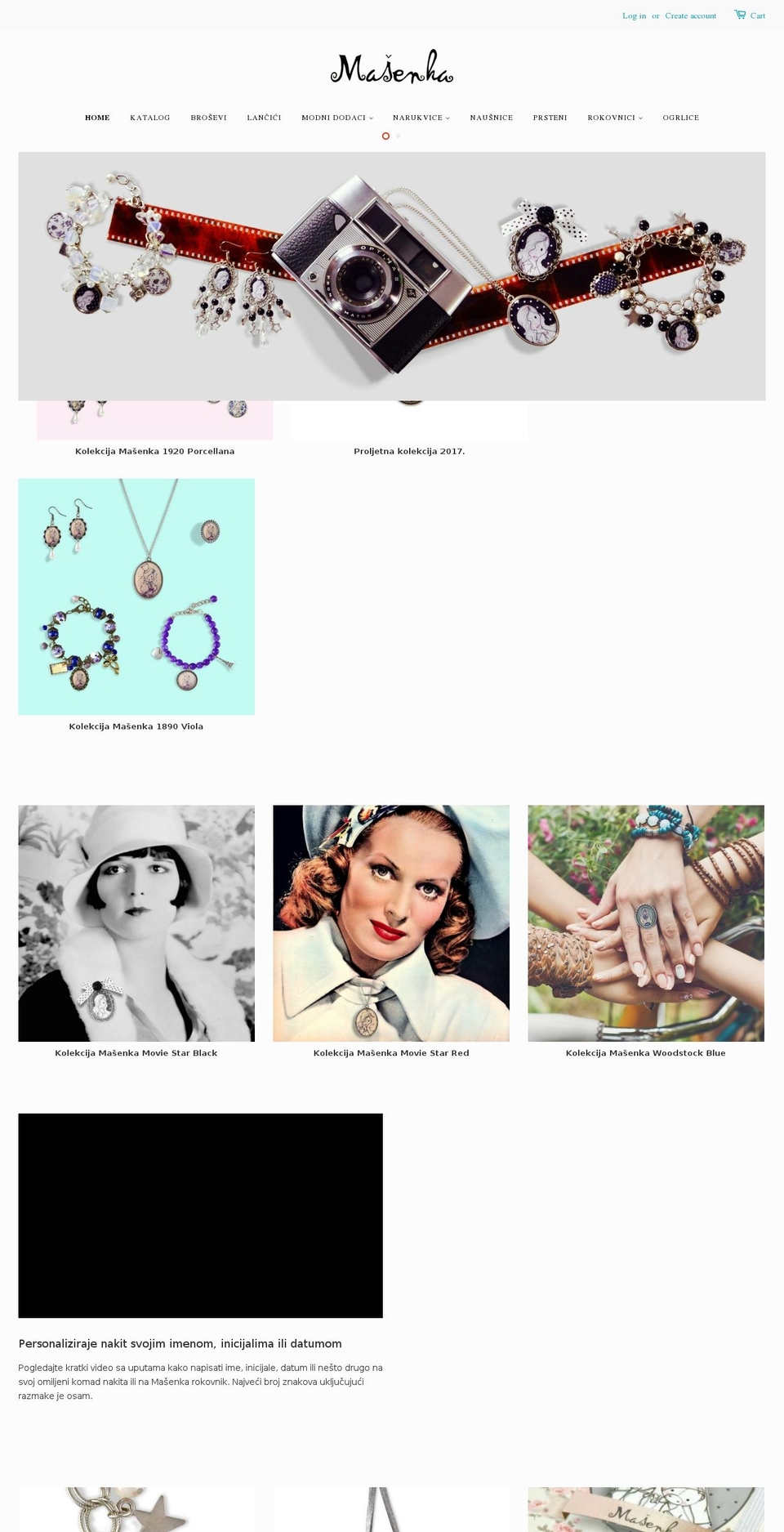 masenka.com shopify website screenshot