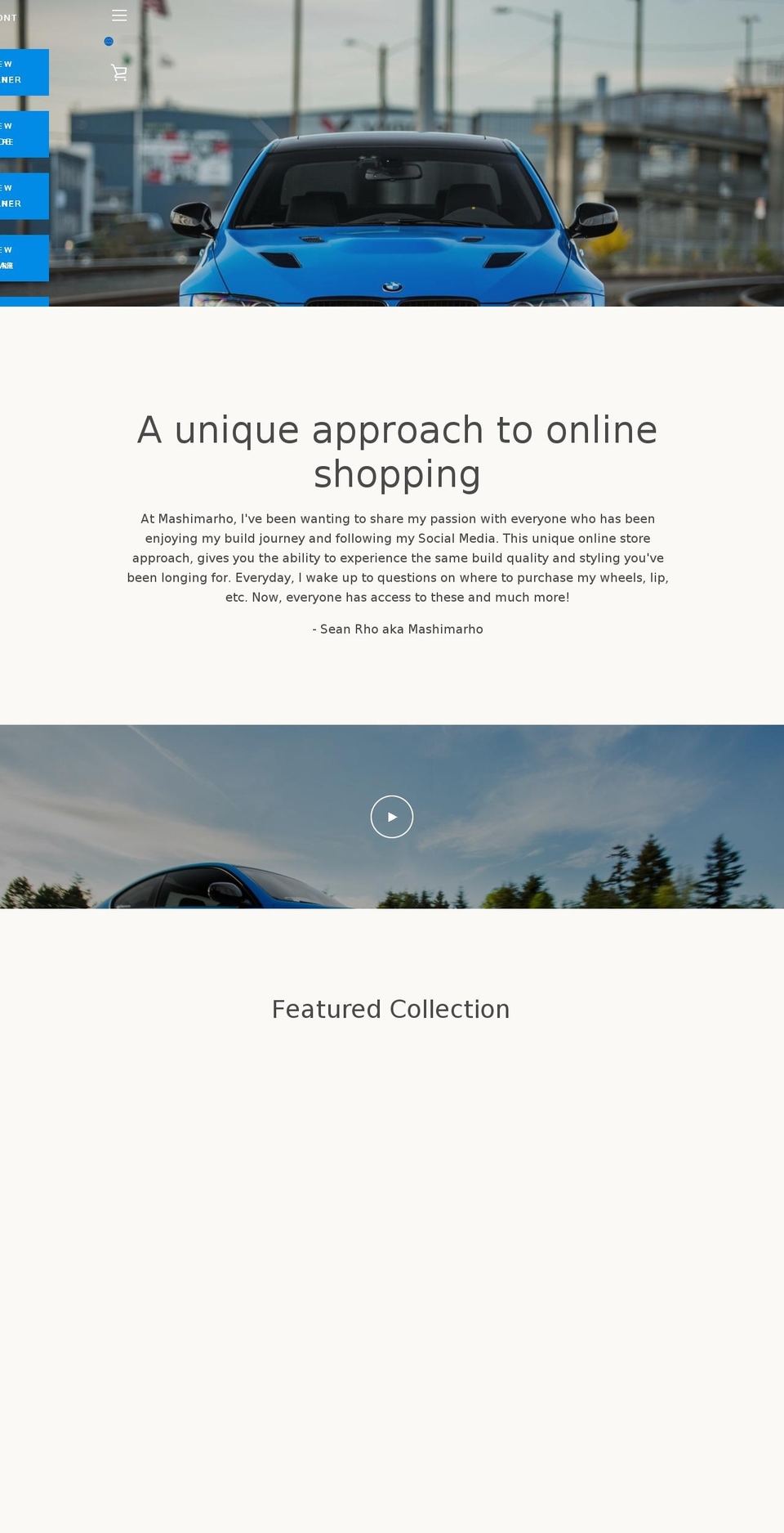 LIVE SITE - Shopify theme site example mashimarho.com