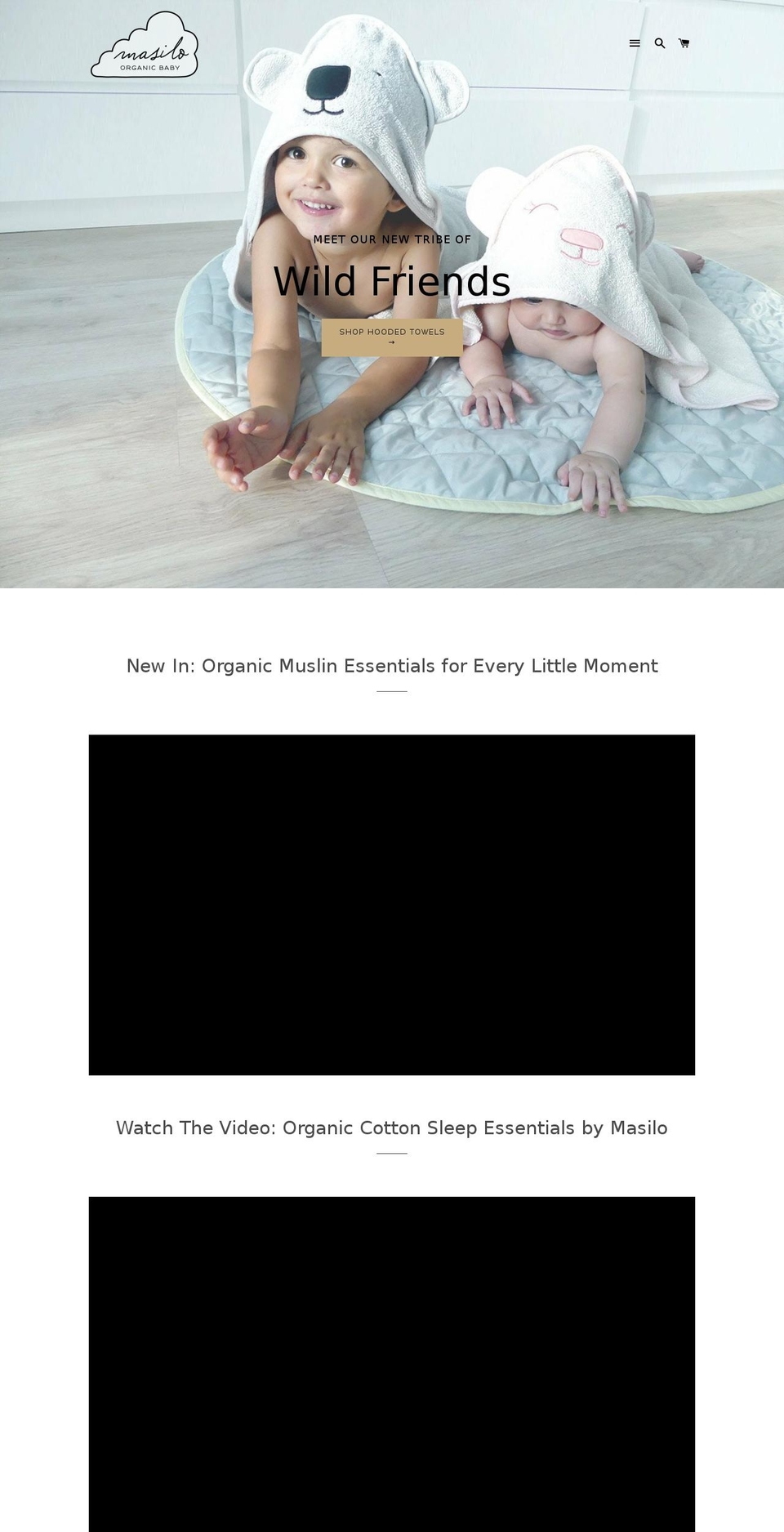 masilobaby.com — Shopify storefront screenshot