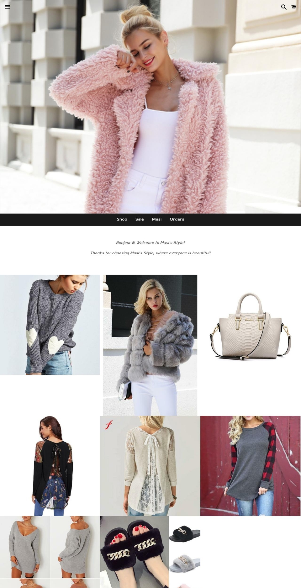 masistyle.com — Shopify storefront screenshot