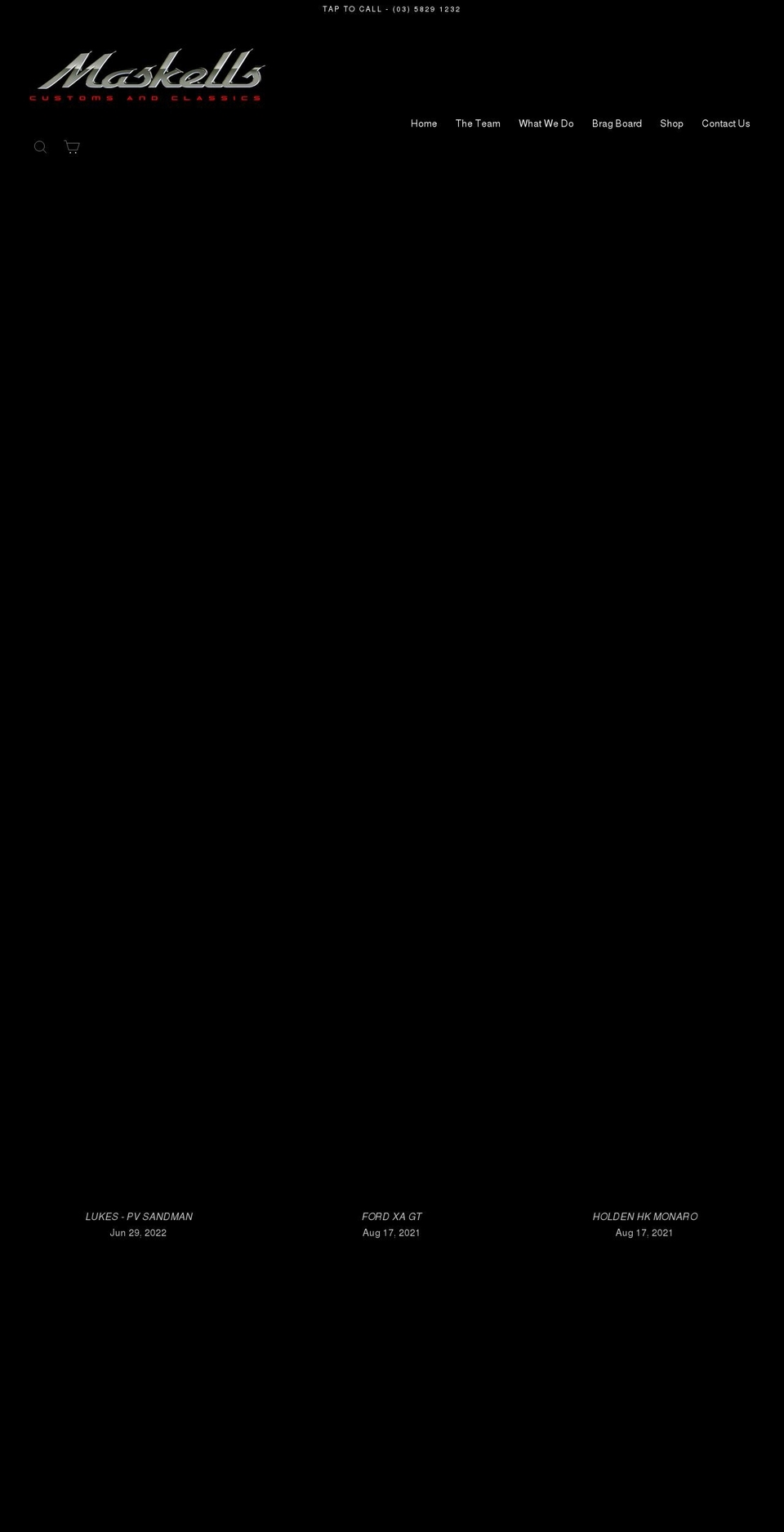maskells.net.au shopify website screenshot