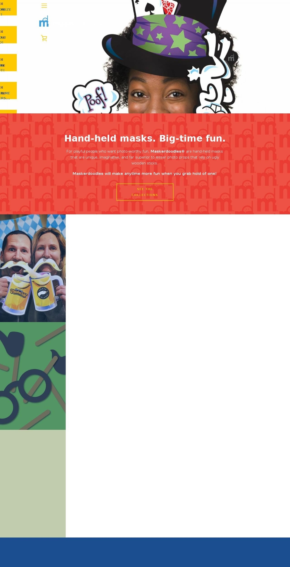 maskerdoodles.com — Shopify storefront screenshot