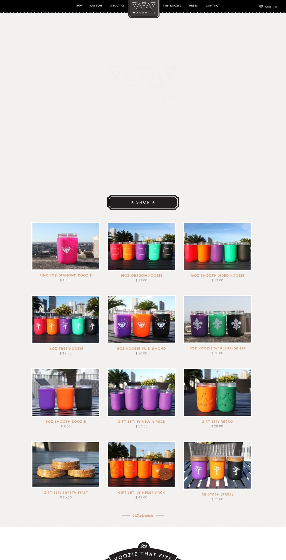 mason-re.com shopify website screenshot