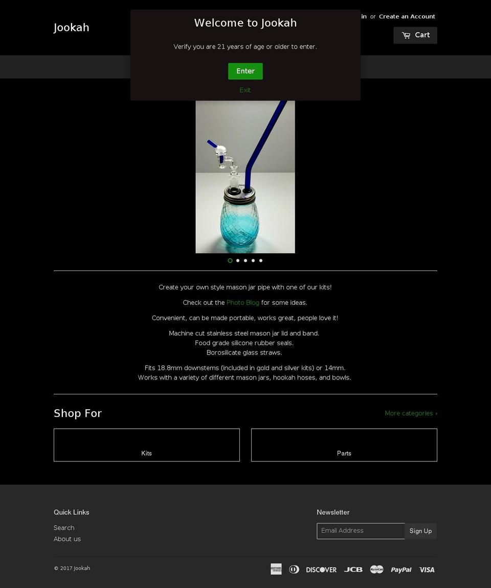 masonjarpipes.com shopify website screenshot