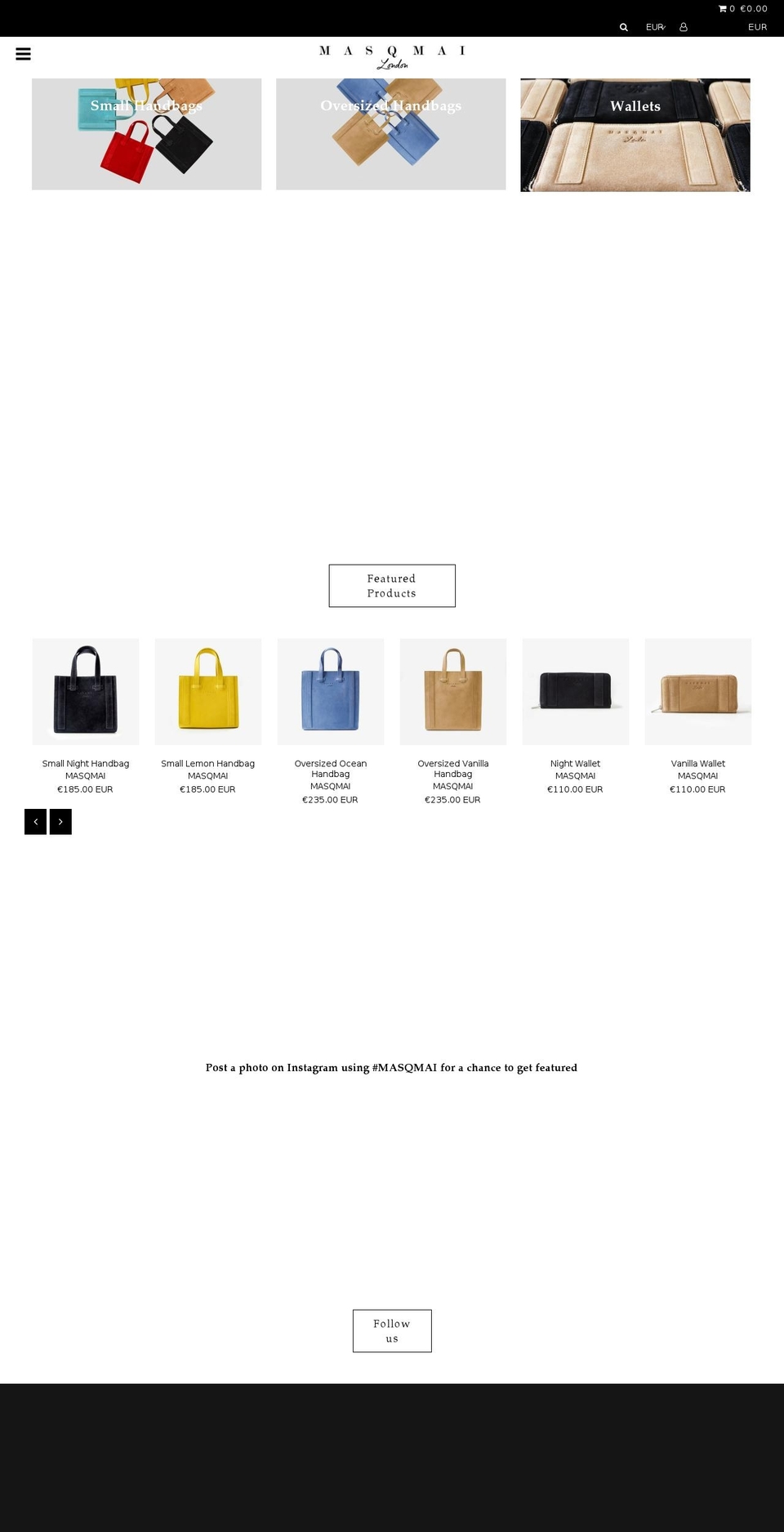 masqmai.com — Shopify storefront screenshot
