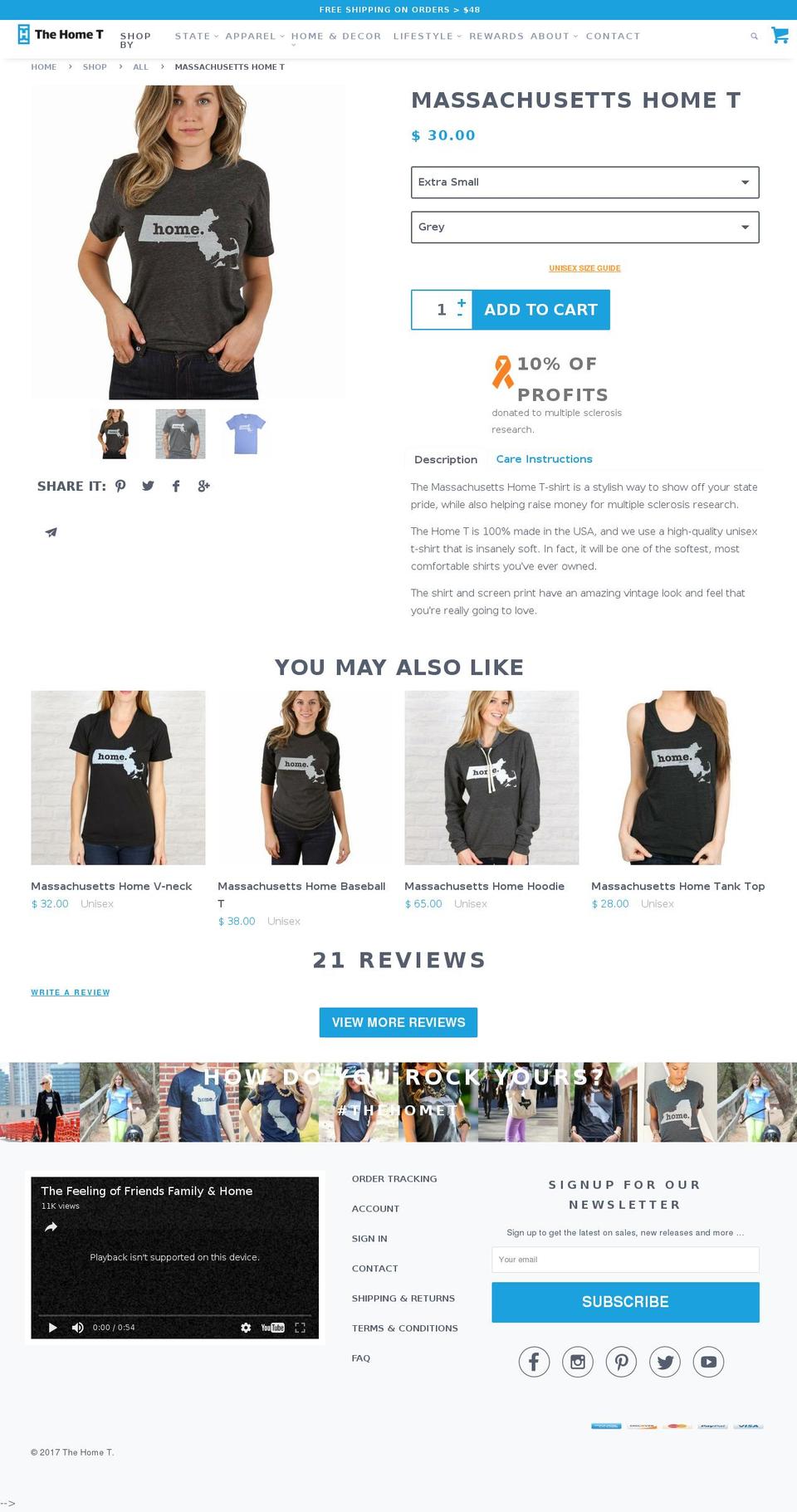 GripsOn - V2.12 Shopify theme site example massachusettshometshirt.com