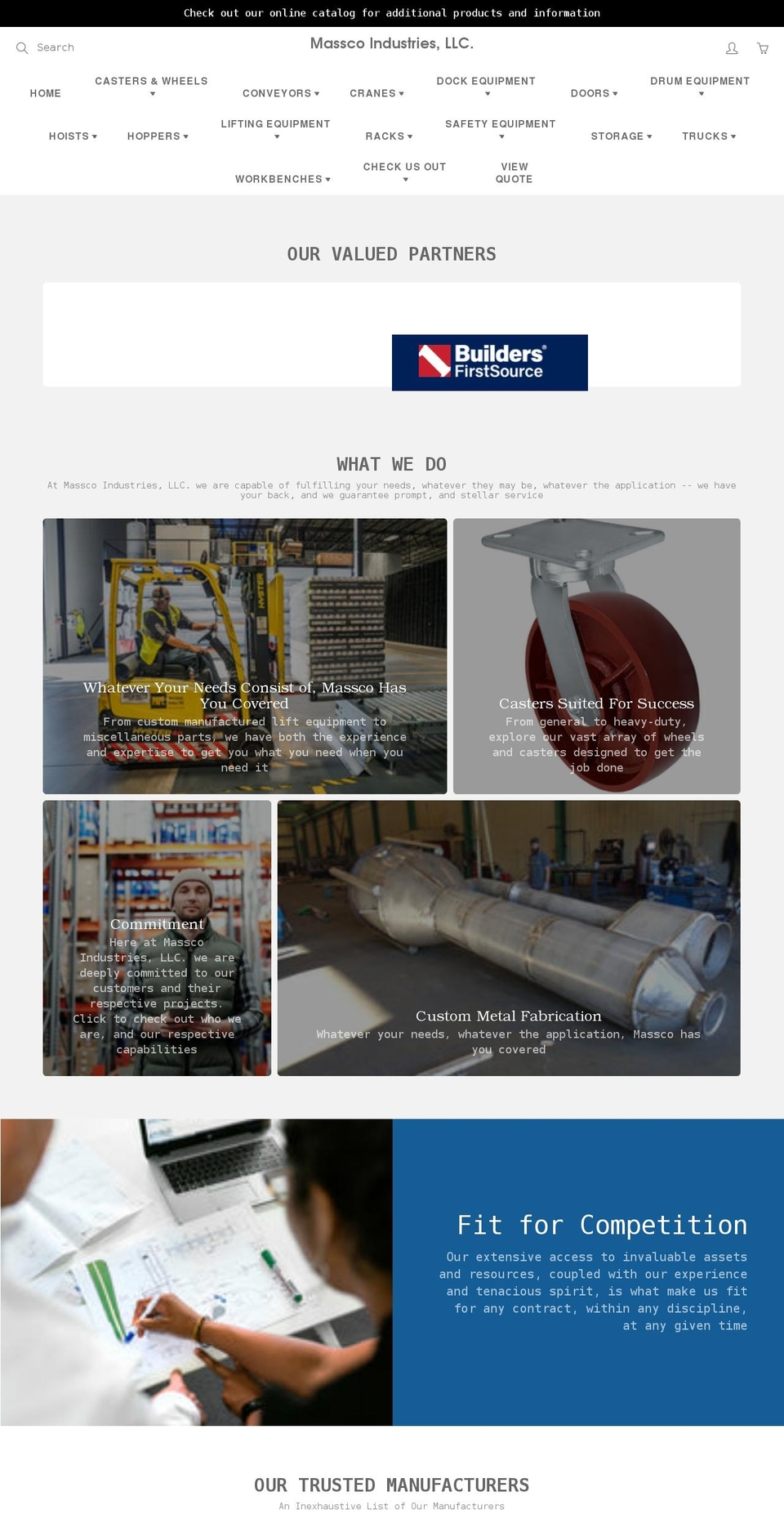 masscoind.com shopify website screenshot