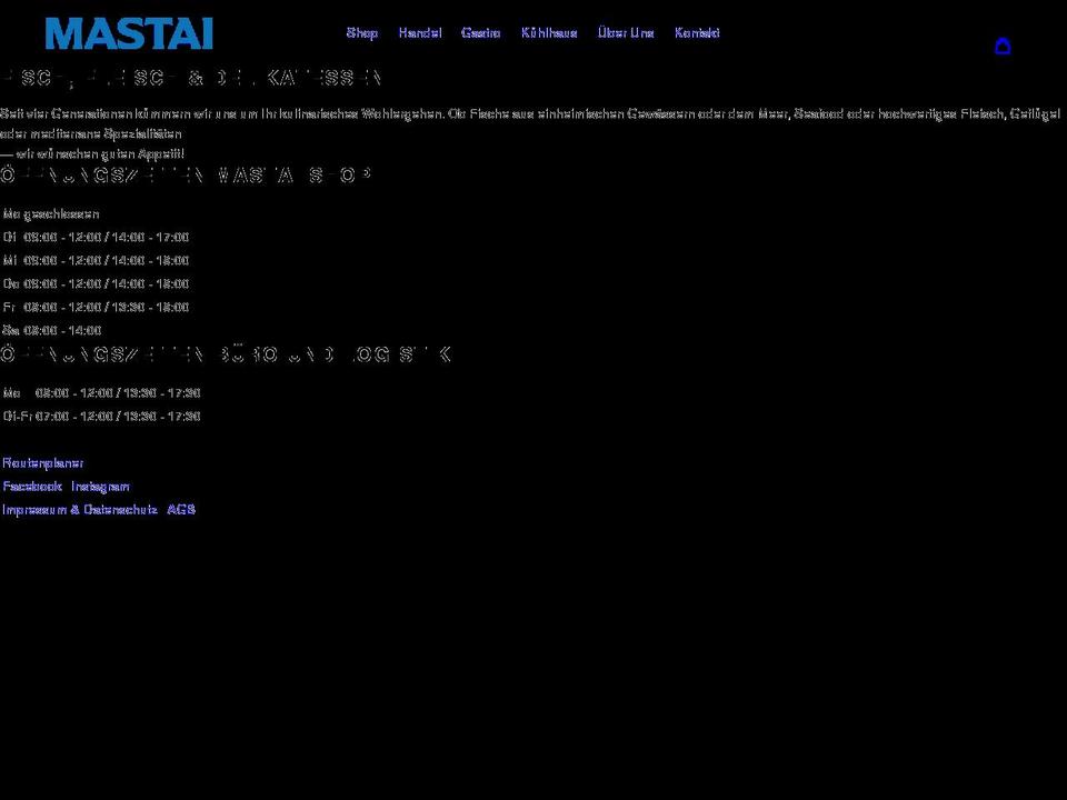 mastai.ch shopify website screenshot