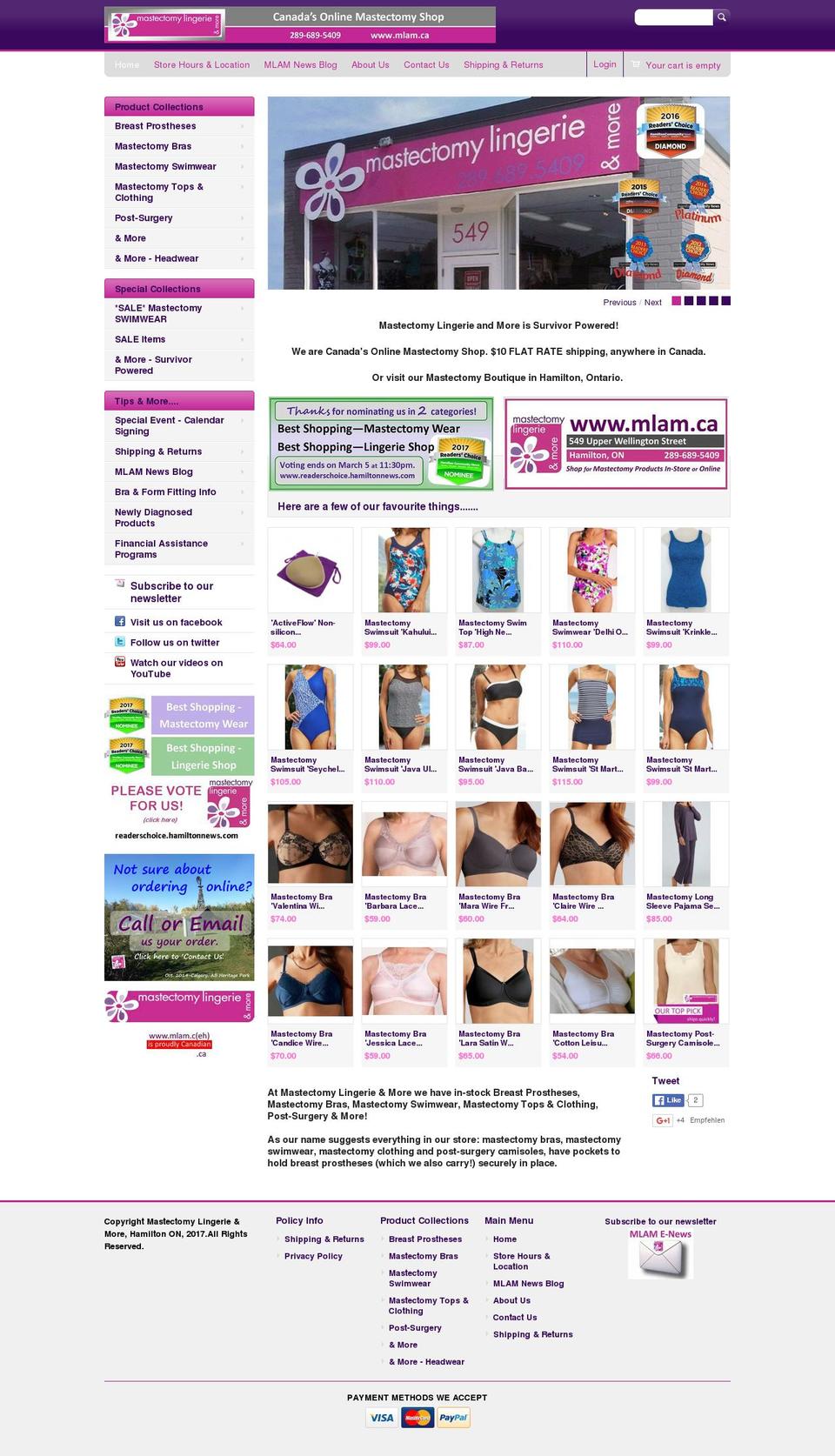 Megatronic 2012-03-28 LIVE Shopify theme site example mastectomylingerieandmore.com