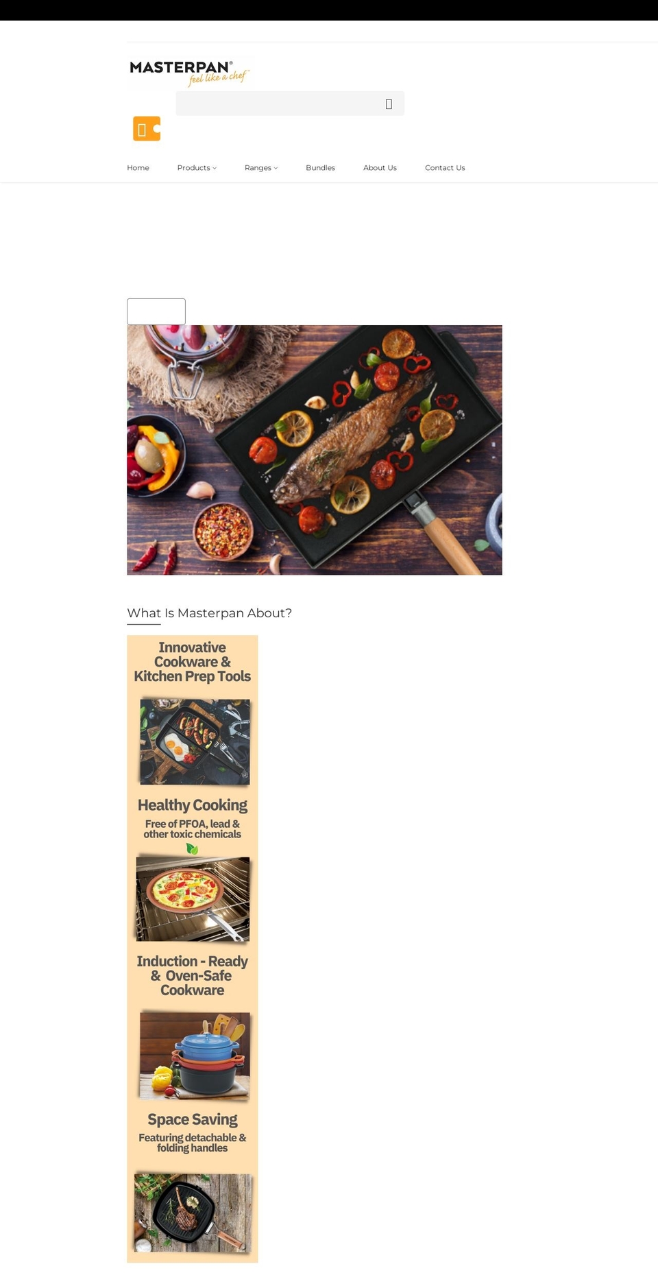 masterpan.co.uk shopify website screenshot