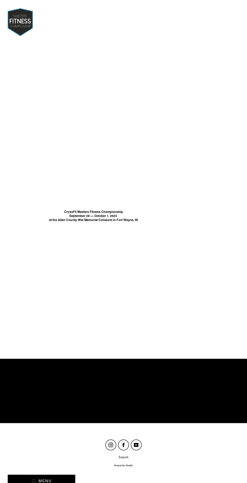 mastersfitnesscollective.com shopify website screenshot