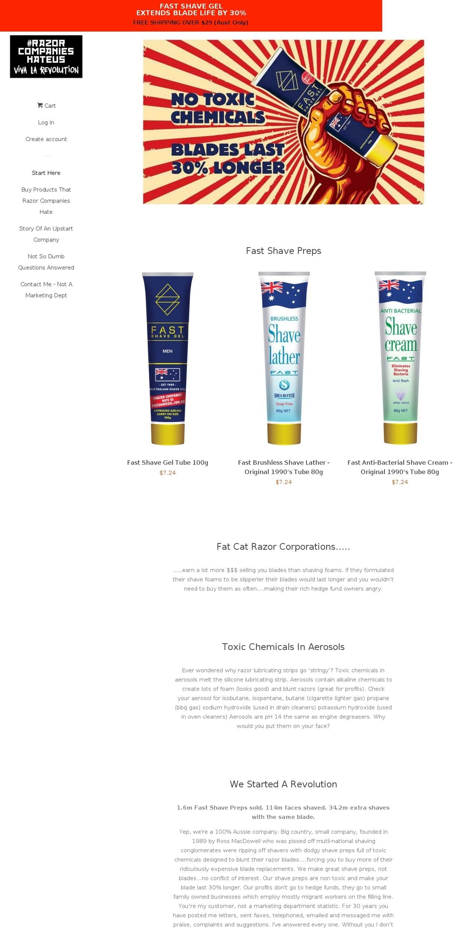 mastershaver.com — Shopify storefront screenshot