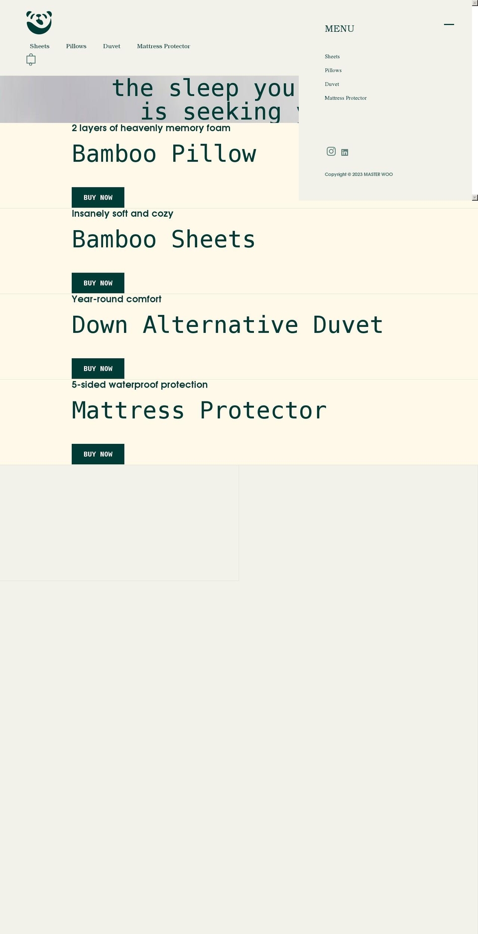 masterwoo.com shopify website screenshot