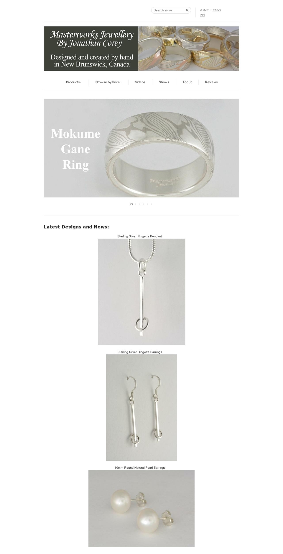 masterworksjewellery.com shopify website screenshot