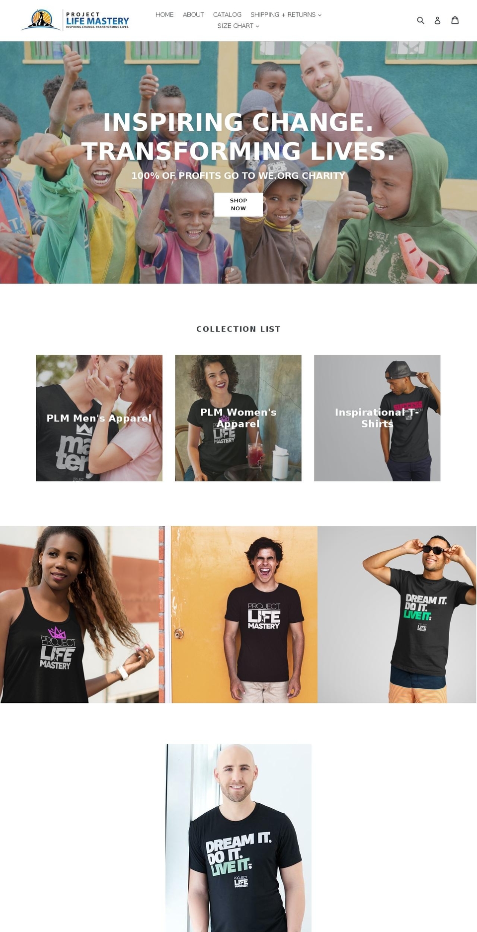 masteryapparel.com shopify website screenshot