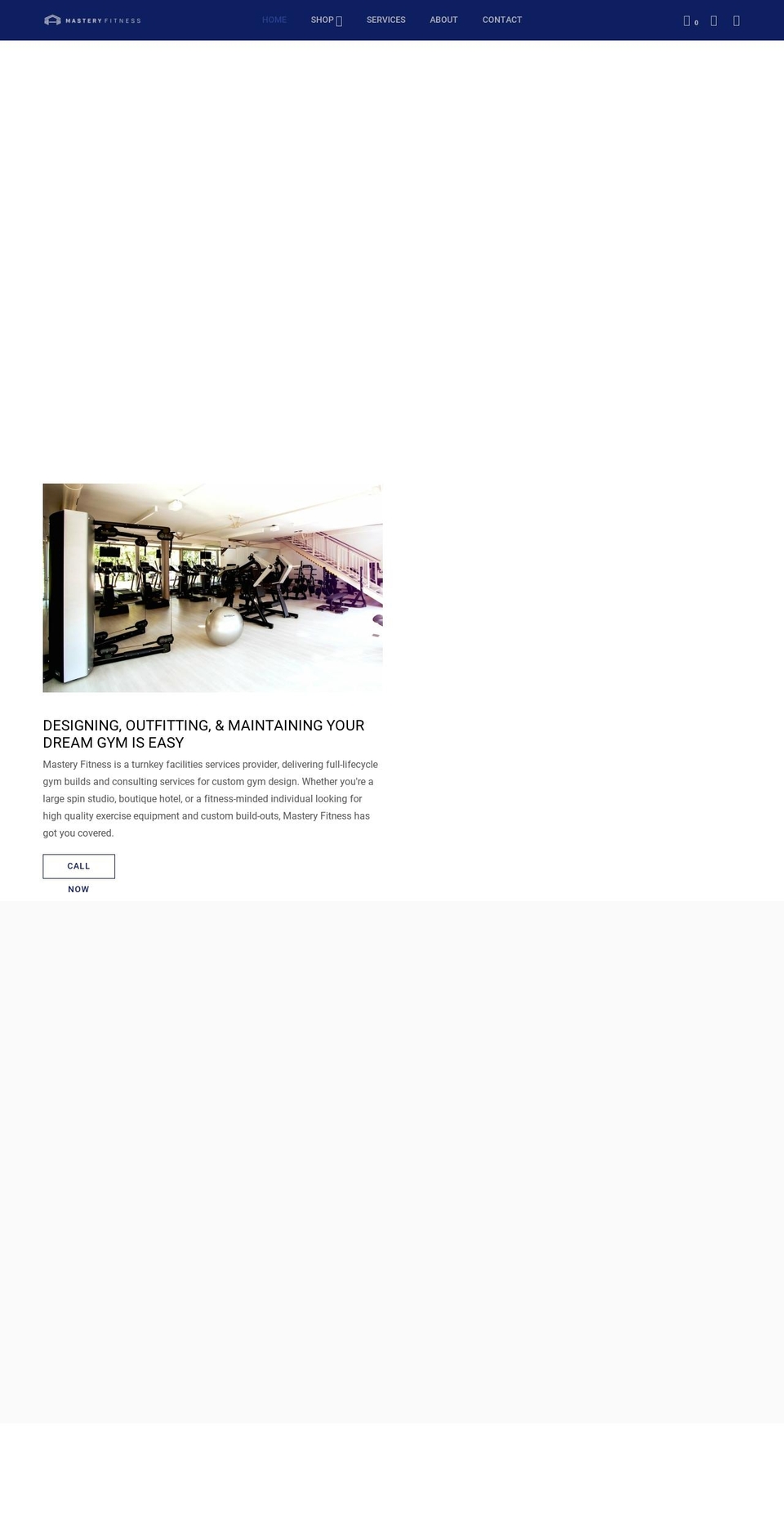 masteryfitness.com shopify website screenshot