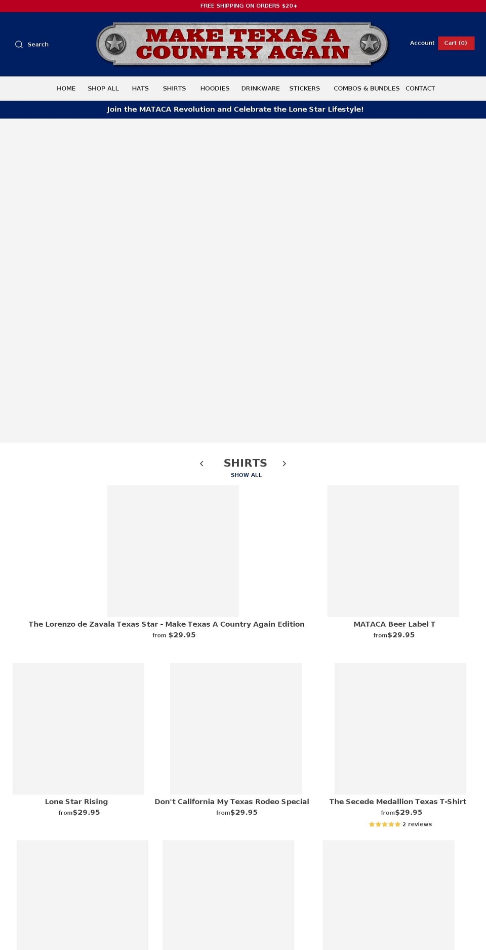 mataca.net shopify website screenshot