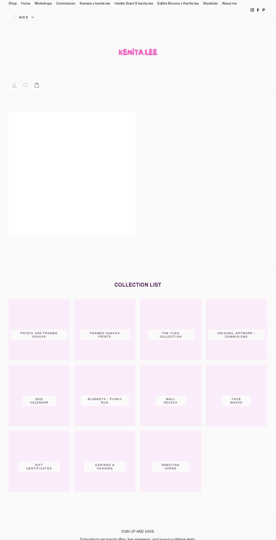 matakupaatarts.com shopify website screenshot