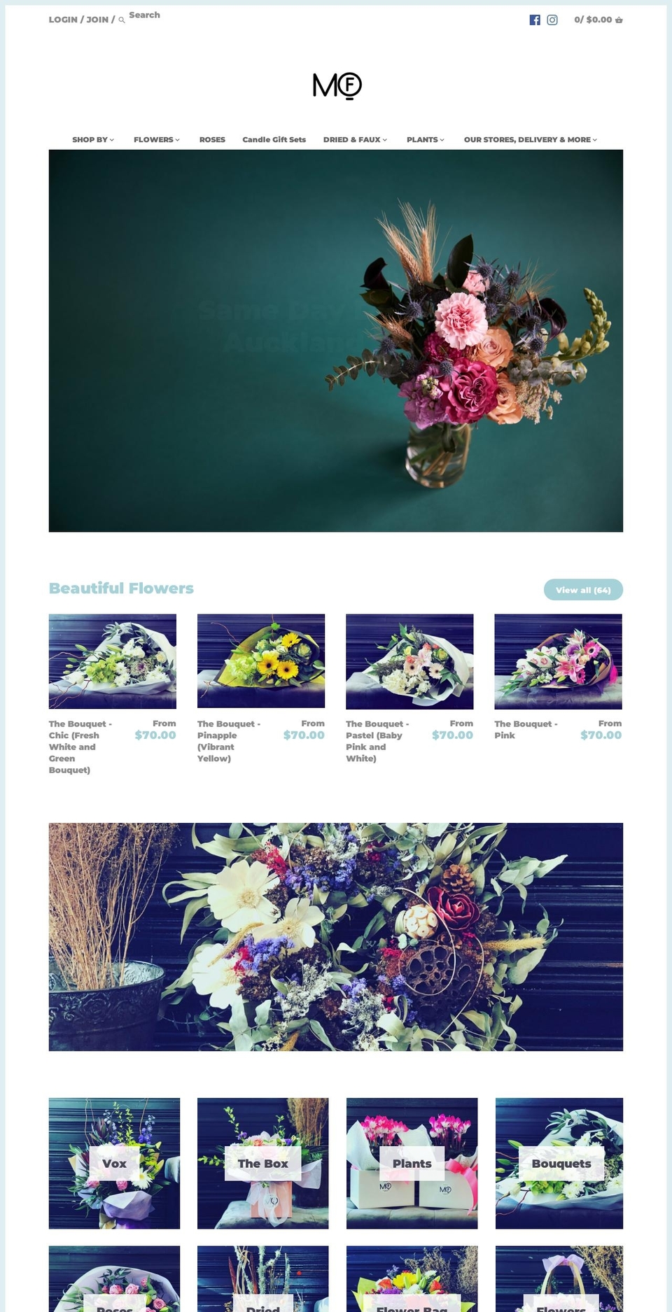 matanflorist.co.nz shopify website screenshot