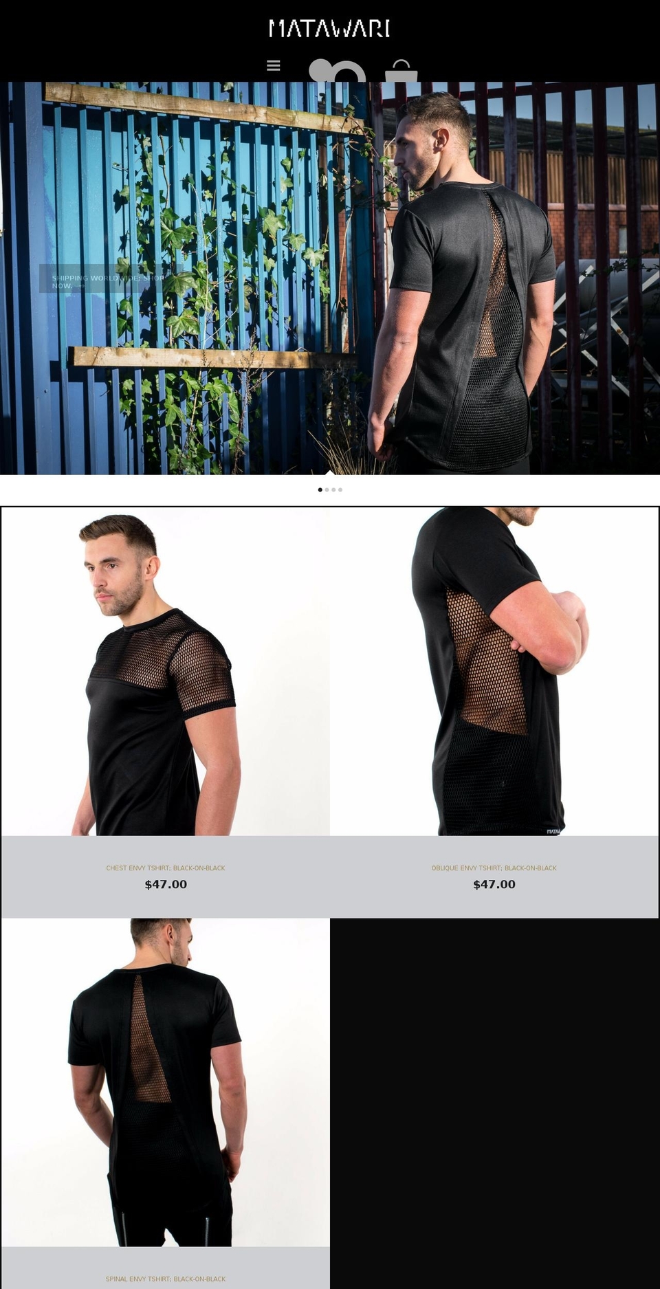 matawari.com shopify website screenshot