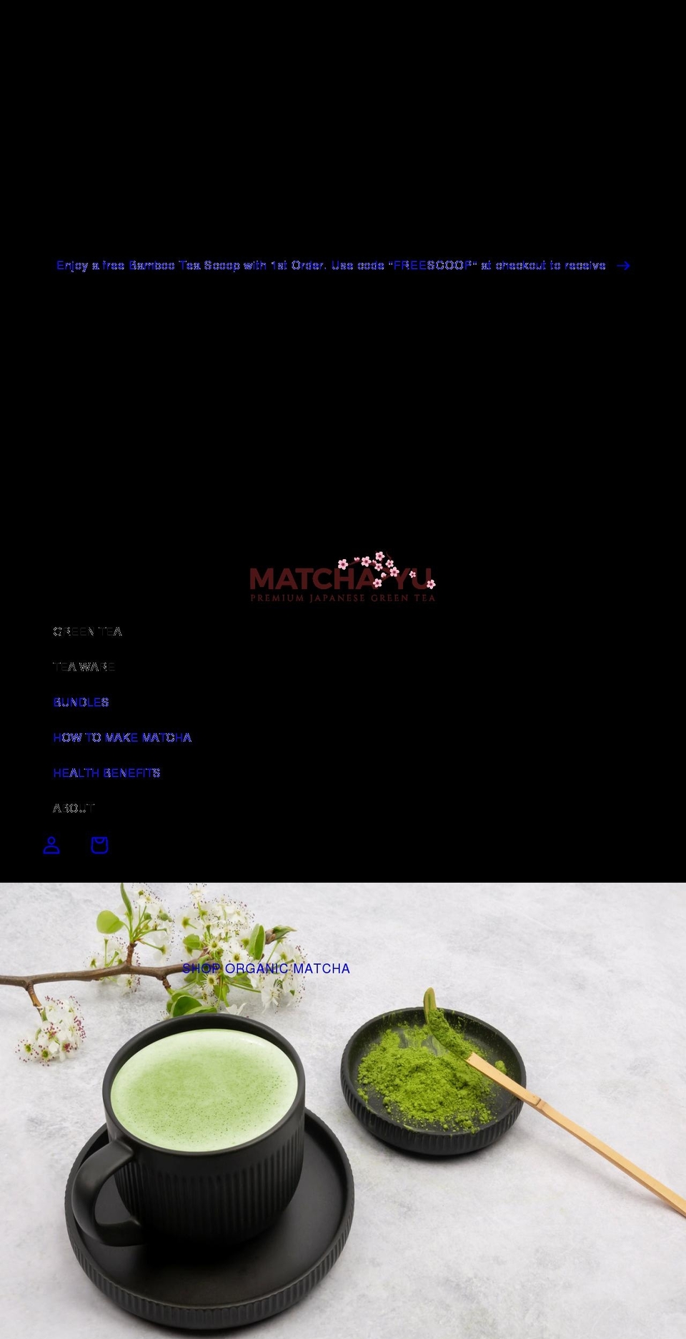 matchayutea.com — Shopify storefront screenshot