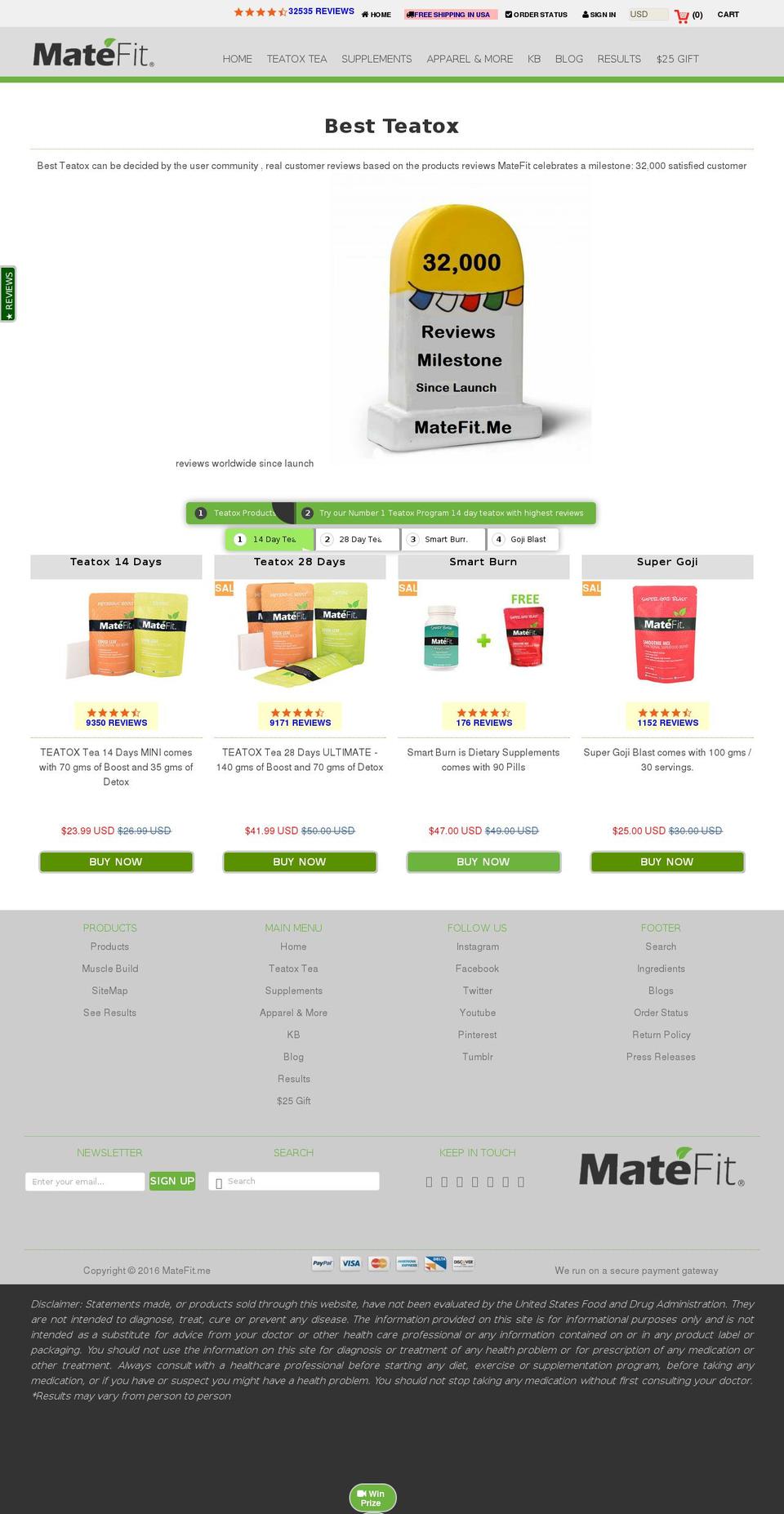 matefit.mobi shopify website screenshot