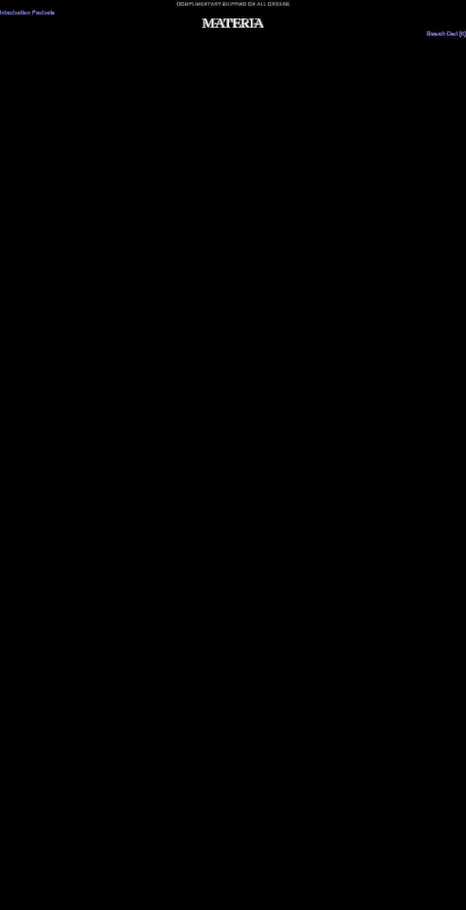 materiaessences.com shopify website screenshot