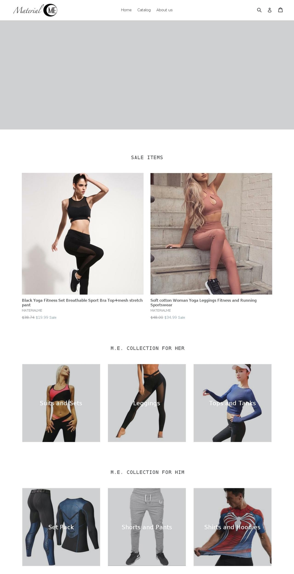 materialme.com — Shopify storefront screenshot