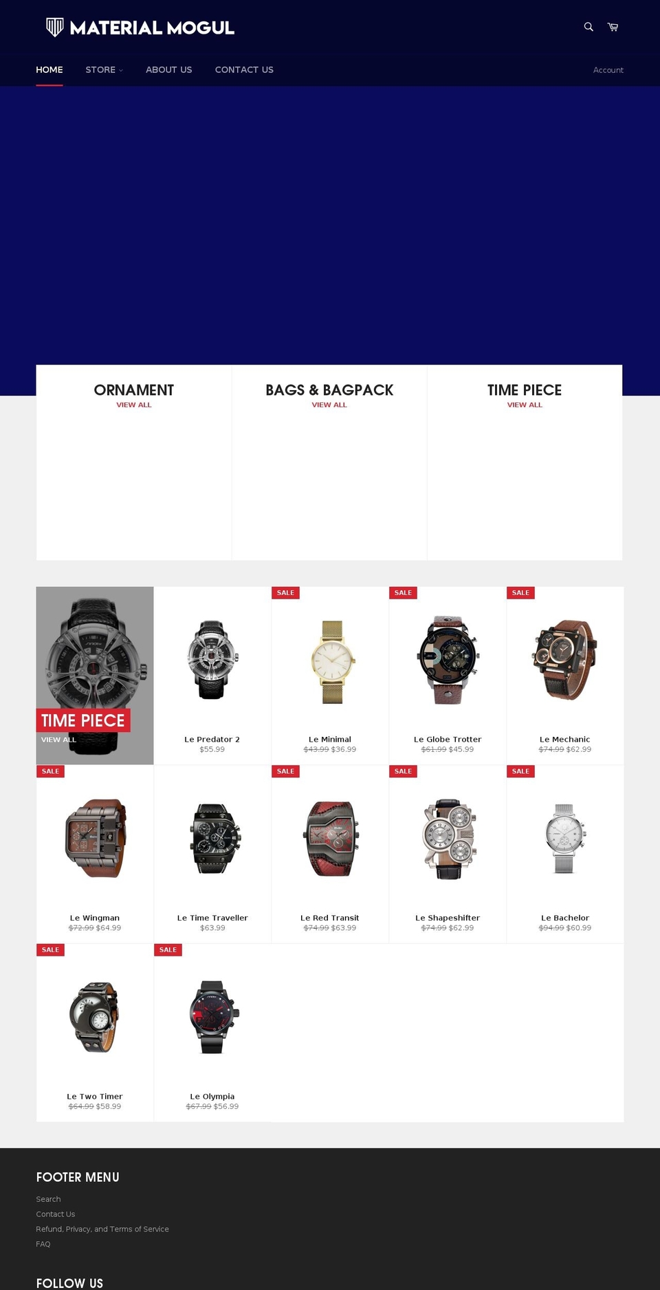 materialmogul.com — Shopify storefront screenshot