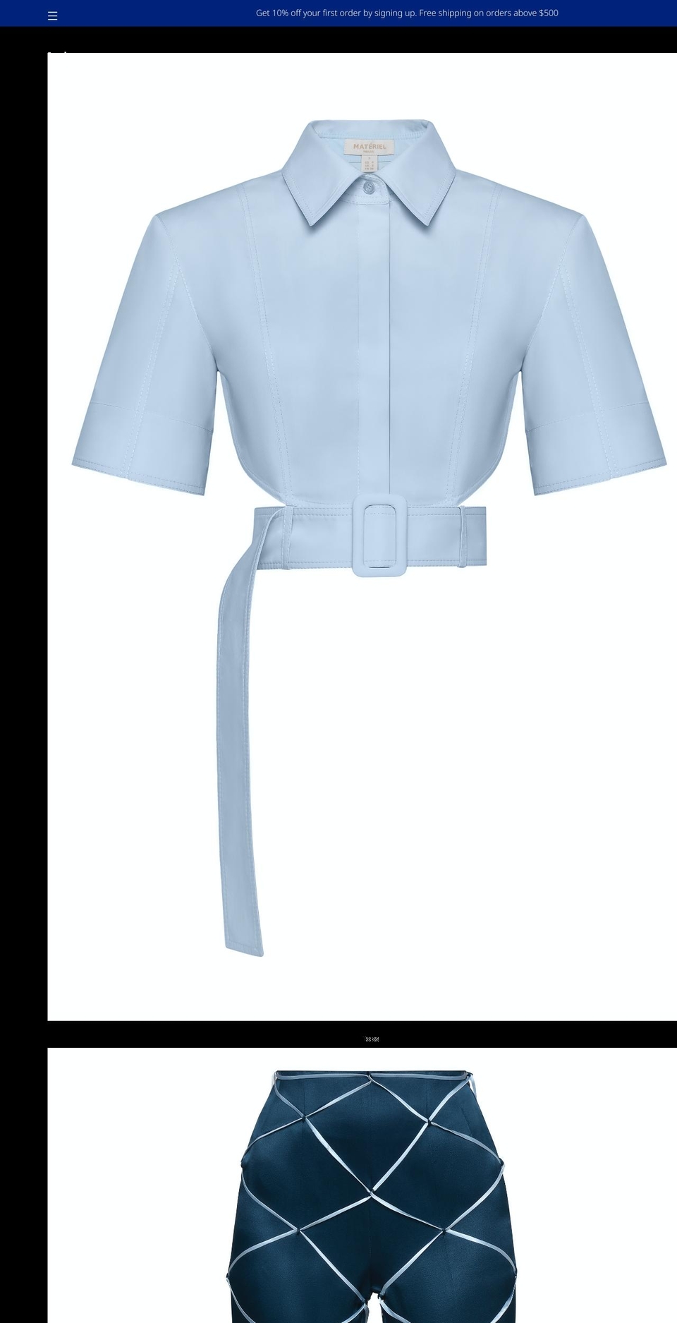 materieltbilisi.com shopify website screenshot