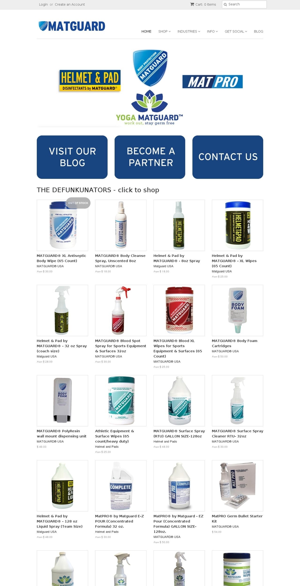 matguardusa.com shopify website screenshot