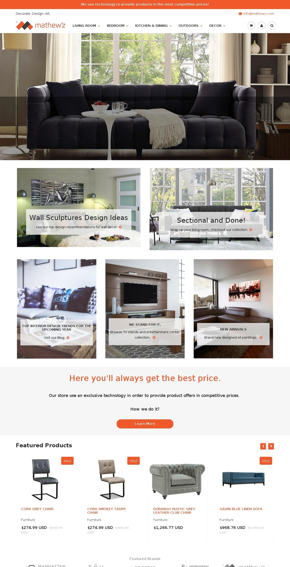 mathewz.com shopify website screenshot