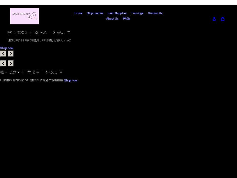 matibeautybysol.com shopify website screenshot