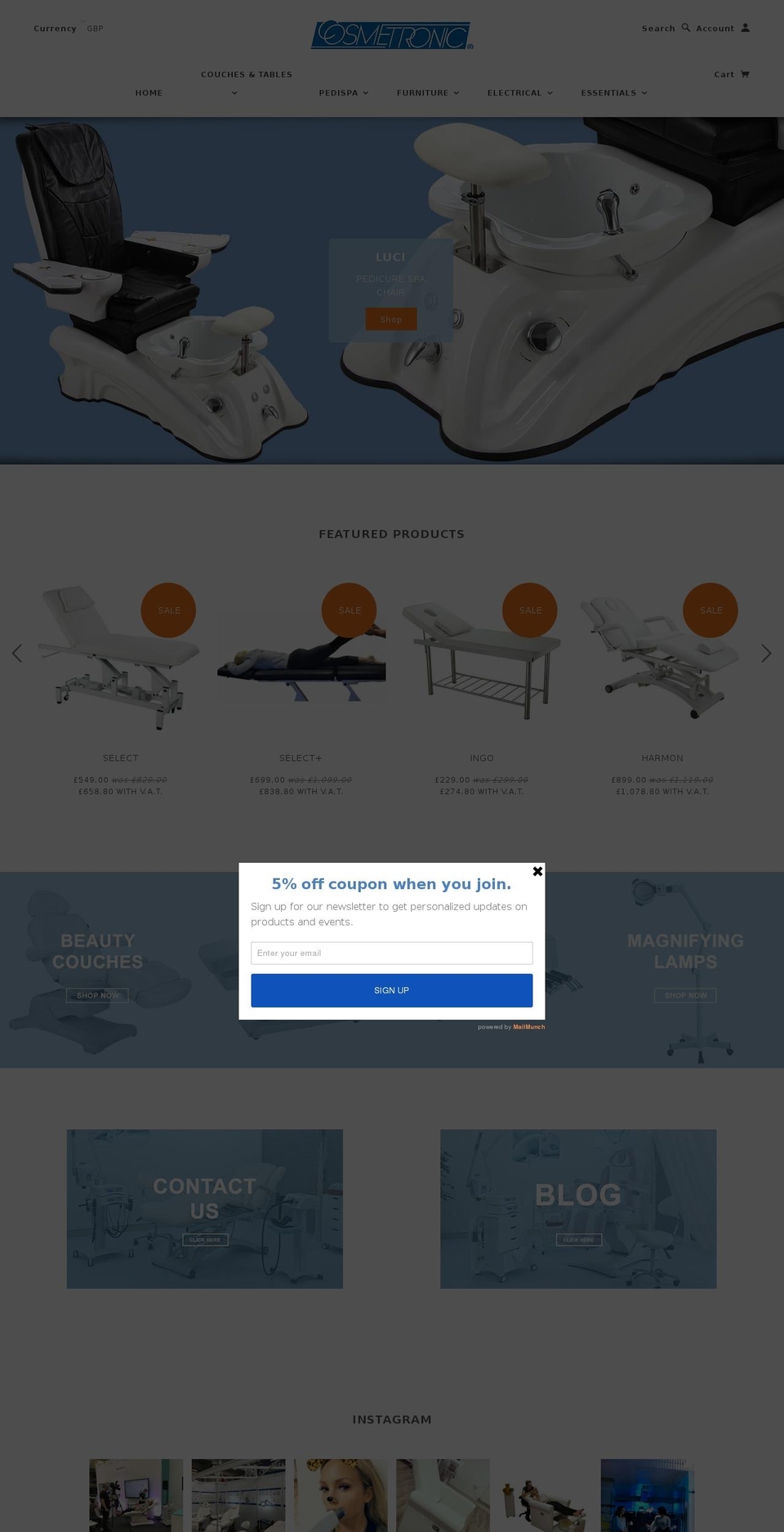 matis-uk.com shopify website screenshot