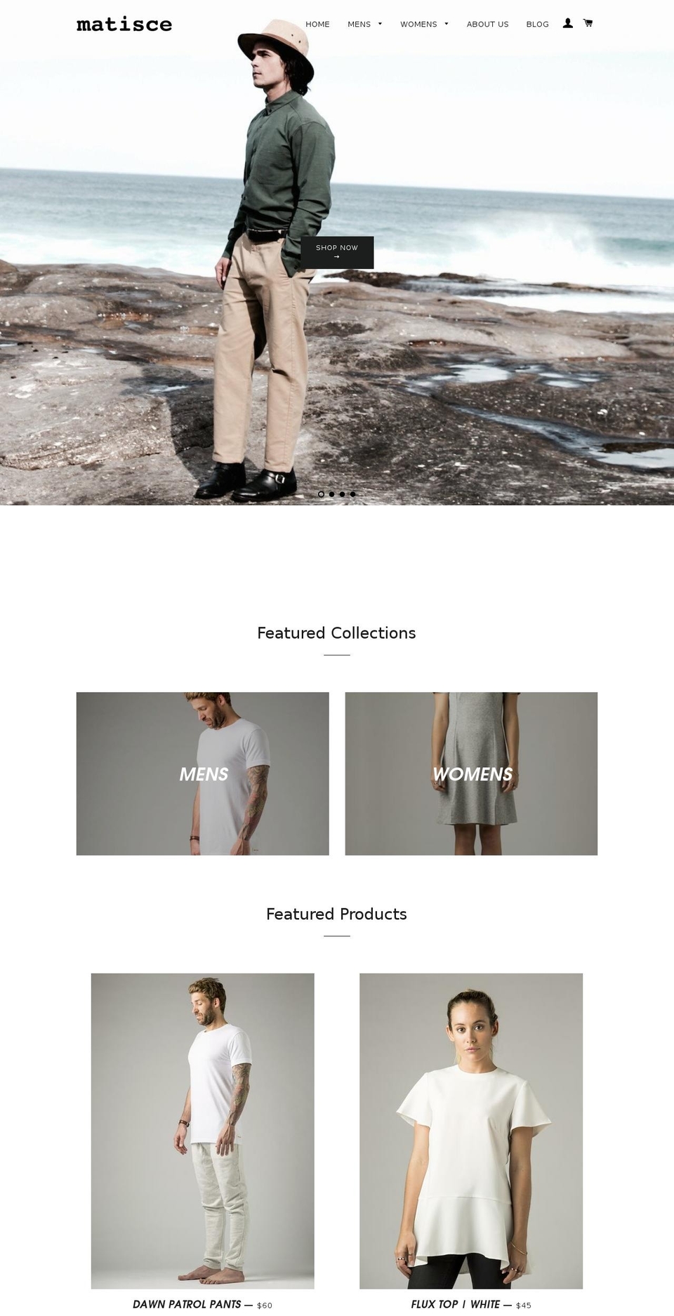 matisce.com — Shopify storefront screenshot
