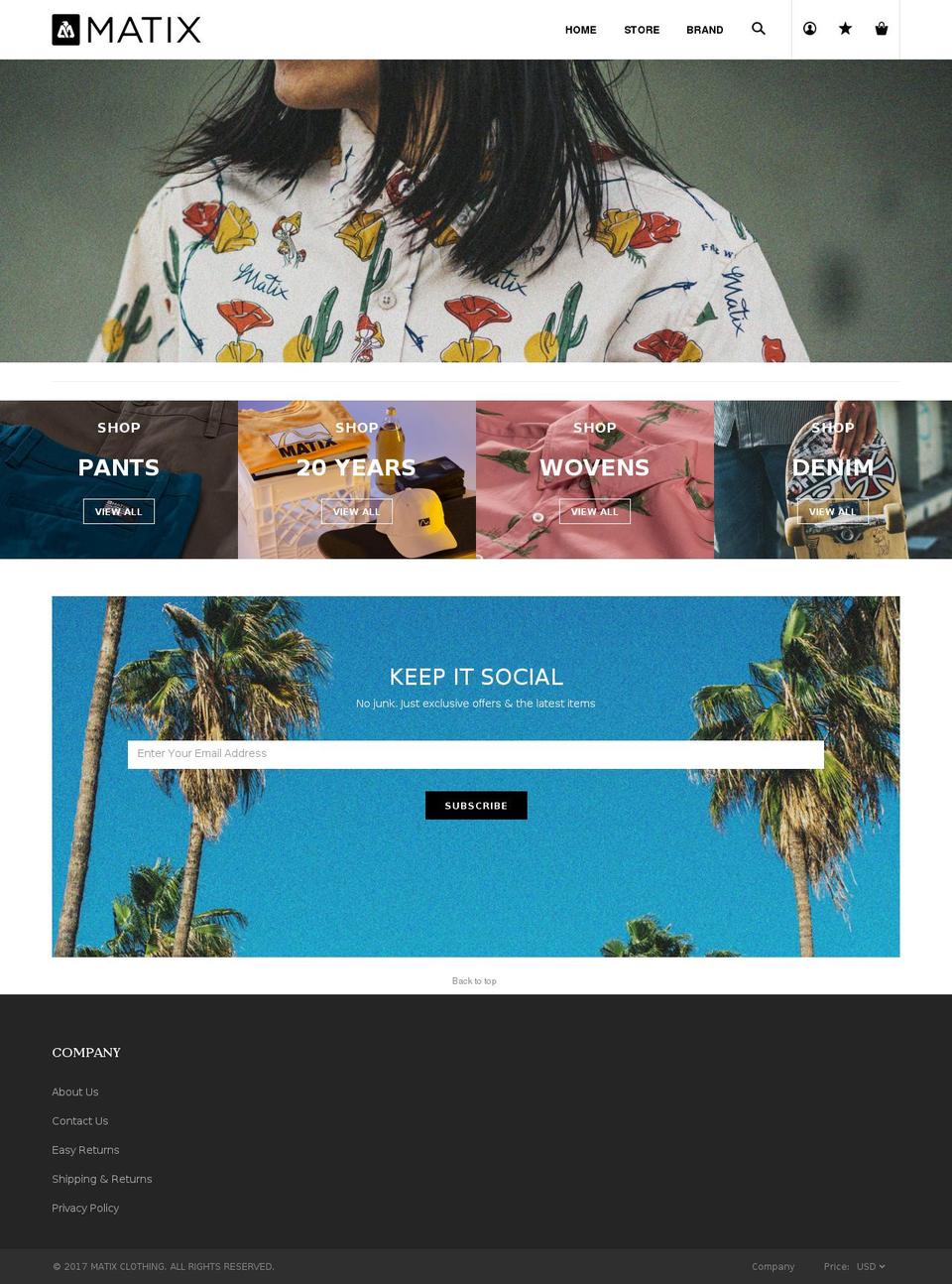 Copy of index-12-Variation Shopify theme site example matixclothing.com