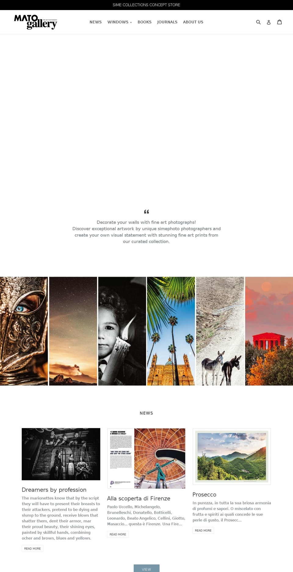 Copy of Debut Shopify theme site example mato-gallery.com